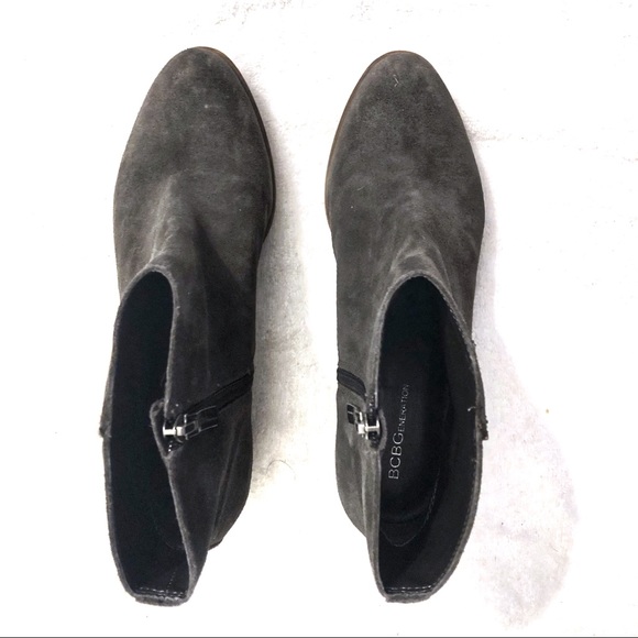 BCBGeneration Grey Zip Ankle Booties - Picture 3 of 6
